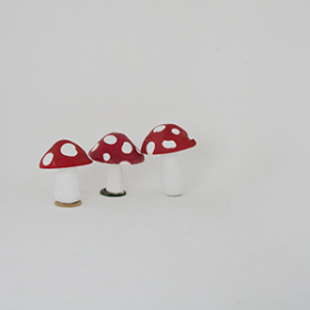 Champignon rouge et blanc 70cm - Libdeco de Libérateur d'idées, Location  décors événementiels