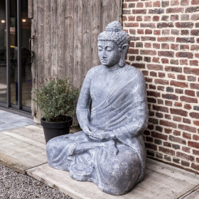 Petit bouddha gris - Libdeco de Libérateur d'idées, Location décors  événementiels